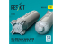 ResKit kit RS32-0523 Bombes à fragmentation CBU-89B GATOR 4 pièces imprimées en 3D 1/32