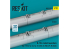 ResKit kit RS32-0529 Lance-roquettes B-13L (2 pièces) (imprimé en 3D 1/32