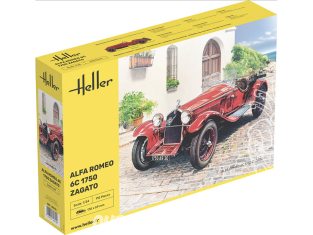 Heller maquette voiture 80715 Alfa Romeo 6C 1750 Zagato 1/24