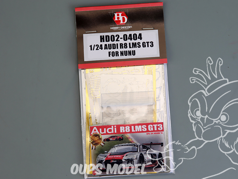 Hobby Design amélioration HD02-0404 Audi R8 LMS GT3 Nunu 1/24