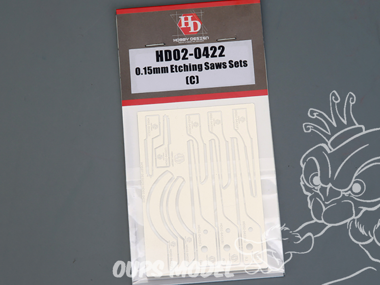 Hobby Design outillage HD02-0422 Lames de scies 0,15mm C