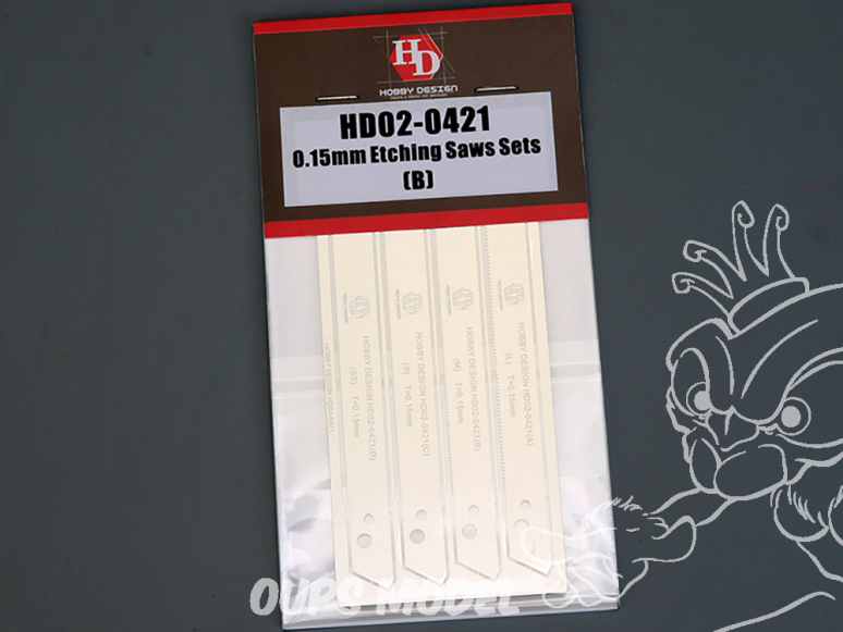 Hobby Design outillage HD02-0421 Lames de scies 0,15mm B