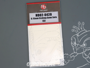Hobby Design outillage HD02-0420 Lames de scies 0,15mm A