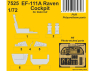CMK kit resine 7525 Cockpit du Raven EF-111A pour kits Italeri 1/72