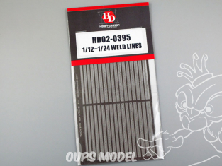 Hobby Design outillage HD02-0395 Lignes de soudure 1/12 - 1/24