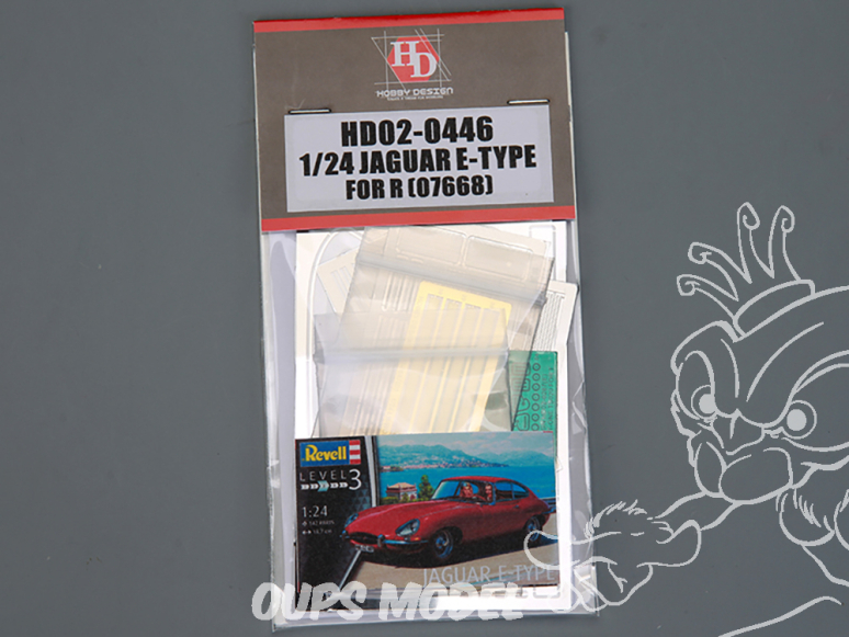 Hobby Design amélioration HD02-0446 Jaguar Type E Revell 1/24