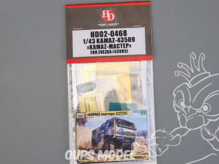 Hobby Design amélioration HD02-0468 Kamaz-43509 "KAMAZ-MACTEP" Zvezda 1/43 Hobby Design amélioration HD02-0468 Kamaz-43509 "KAMAZ-MACTEP" Zvezda 1/43