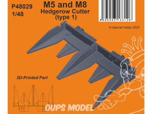 Special Hobby 3D Print P48029 Coupe-haies M5 et M8 type 1 1/48