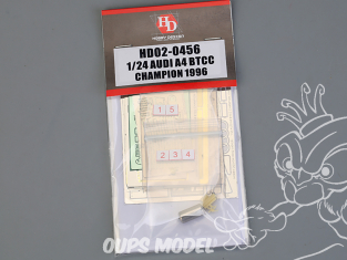 Hobby Design amélioration HD02-0456 Audi A4 BTCC Champion 1996 Nunu 1/24
