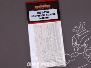 Hobby Design amélioration HD02-0166 Porsche 911 GT3R Fujimi 1/24
