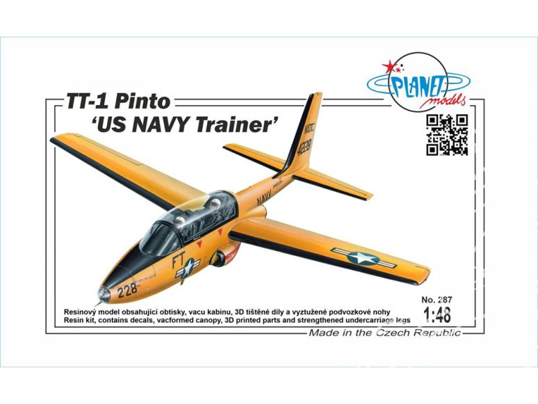Planet Model 287 TT-1 Pinto, avion d'entraînement de l'US Navy 1/48