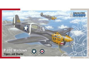 Special Hobby maquette avion 72529 P-40E Warhawk Tigers and Sharks 1/72