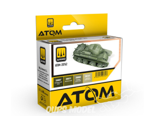 MIG peinture Atom 20762 Set modulation 4BO 4 x 20ml