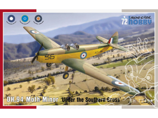 Special Hobby maquette avion 72494 DH.94 Moth Minor Sous la Croix du Sud 1/72