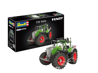 Revell maquette 07827 Fendt 728 Vario Tractor Click System à encliqueter, pré-peinte 1/20