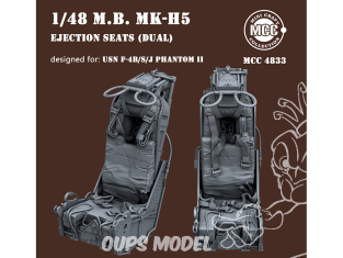 MCC Mini Craft Collection 4833 Sièges éjectables M.B.Mk H5 pour USN F-4 Phantom II (early) 1/48