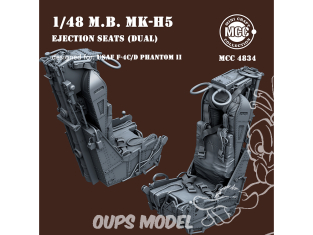 MCC Mini Craft Collection 4834 Sièges éjectables M.B.Mk H5 pour USAF F-4 Phantom II (early) 1/48