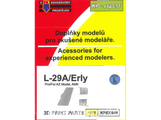 KP Model Kpex048 Pièces 3D de la première série de L-29A 1/72