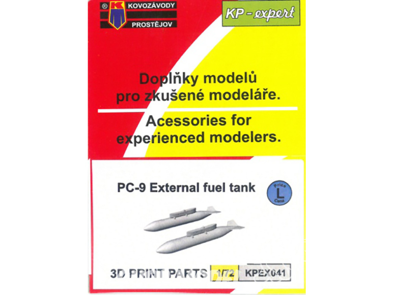 KP Model Kpex041 Réservoir de carburant externe PC-9 1/72