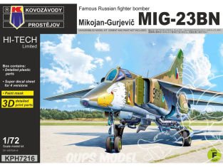 KP Model kit avion KPH7216 MiG-23BN Hi-Tech 1/72