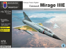 KP Model kit avion KPH7217 Dassault Mirage IIIE Hi-Tech 1/72