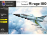 KP Model kit avion KPH7218 Dassault Mirage IIIO Hi-Tech 1/72