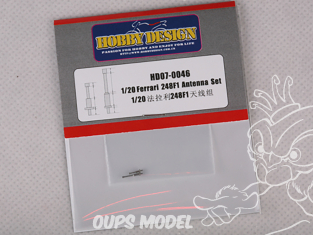 Hobby Design amélioration HD07-0046 Set Antenne Ferrari 248 F1 1/20 Hobby Design amélioration HD07-0046 Set Antenne Ferrari 248 F1 1/20
