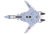Hasegawa maquette 65873 VF-19A VF-X Corbeaux Macross 1/48