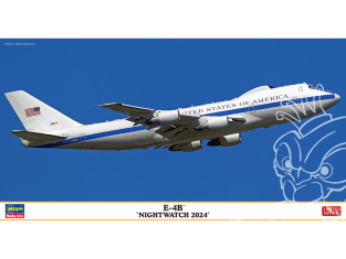 Hasegawa maquette avion 10867 E-4B Veille de nuit 2024 1/200