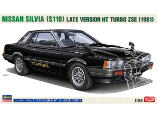 Hasegawa maquette voiture 20754 Nissan Silvia S110 Dernier modèle HT Turbo ZSE 1981 1/24