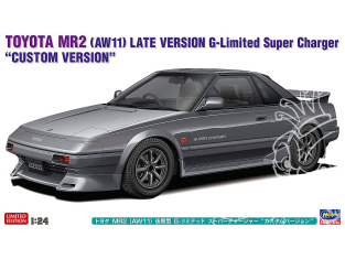 Hasegawa maquette voiture 20755 Toyota MR2 AW11 Modèle récent G-Limited Supercharger Version personnalisée 1/24
