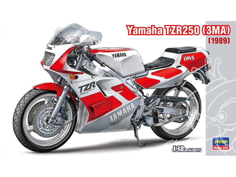Hasegawa maquette moto 21517 Yamaha TZR250 3MA 1/12