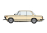 Hasegawa maquette voiture 20756 BMW 2002 tii modèle late avec gros pare-chocs 1/24