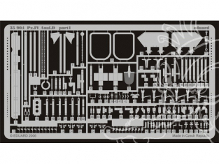 Eduard photodecoupe militaire 35904 Pz.IV Ausf.D 1/35
