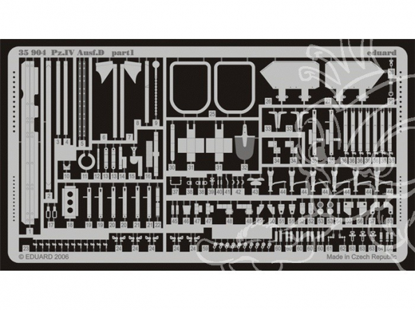 Eduard photodecoupe militaire 35904 Pz.IV Ausf.D 1/35