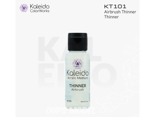 Kaleido Colorworks KT101 Diluant acrylique aérographe 60ml