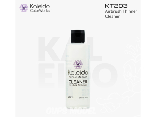 Kaleido Colorworks KT203 Nettoyant acrylique aérographe 210ml