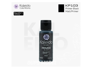 Kaleido Colorworks KP103 Apprêt acrylique noir mat 60ml