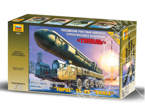 Zvezda maquette plastique 5003 Lance-Missiles Topol 1/72