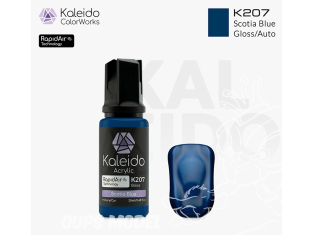 Kaleido Colorworks peinture acrylique K207 Bleu écosse brillant - Scotia Blue gloss 20ml
