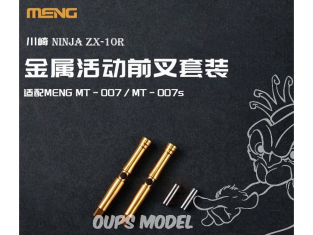 MENG SPS-092 Kawasaki ZX-10R Ensemble de fourche avant métal mobile 1/9