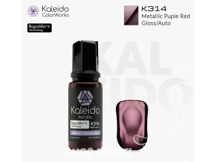 Kaleido Colorworks peinture acrylique K314 Rouge pourpre métallisé - Metallic Purple Red Metallic 20ml