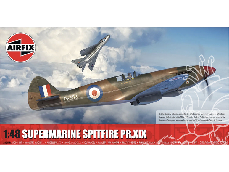 Airfix maquette avion A05119A Supermarine Spitfire PRXIX 1/48