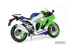 MENG MT-007S Kawasaki Ninja ZX-10R Pré coloré edition 1/9