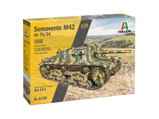 Italeri maquette 6759 Semovente M42 da 75/34 UPGRADED EDITION 1/35