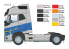 Italeri maquette camion 3970 Volvo FH16 Medium Roof 1/24