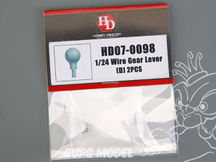 Hobby Design amélioration HD07-0098 Levier de vitesse (D) x2 1/24