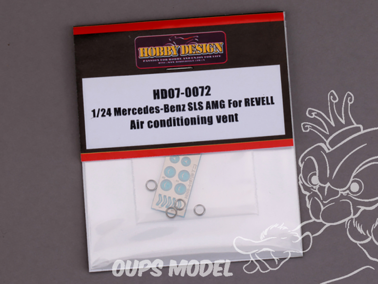 Hobby Design amélioration HD07-0072 Buses de ventilation Mercedes-Benz SLS AMG Revell 1/24