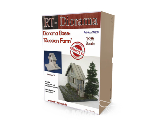 RT-Diorama 35259 Base de diorama Ferme russe 1/35