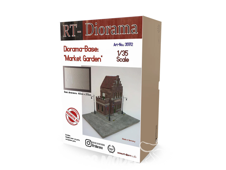 RT-Diorama 35172 base de diorama Market Garden 1/35